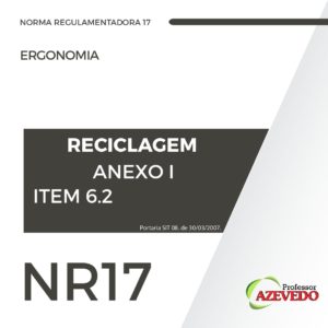 Curso NR 17 Treinamento de Reciclagem para Operadores de Check Out Online